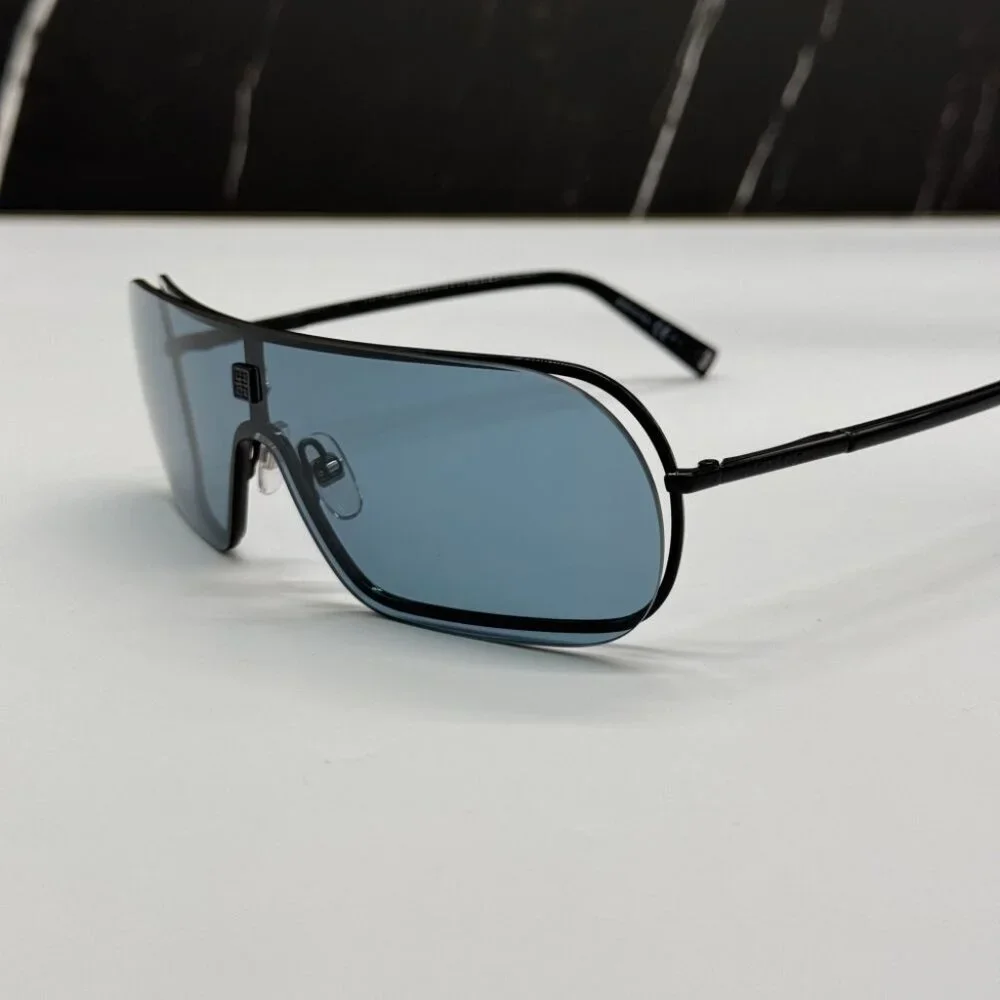 NEW GV7168/S 0MR8 KU GIVENCHY UNISEX SUNGLASSES BLUE EYEWEAR GIVENCHY